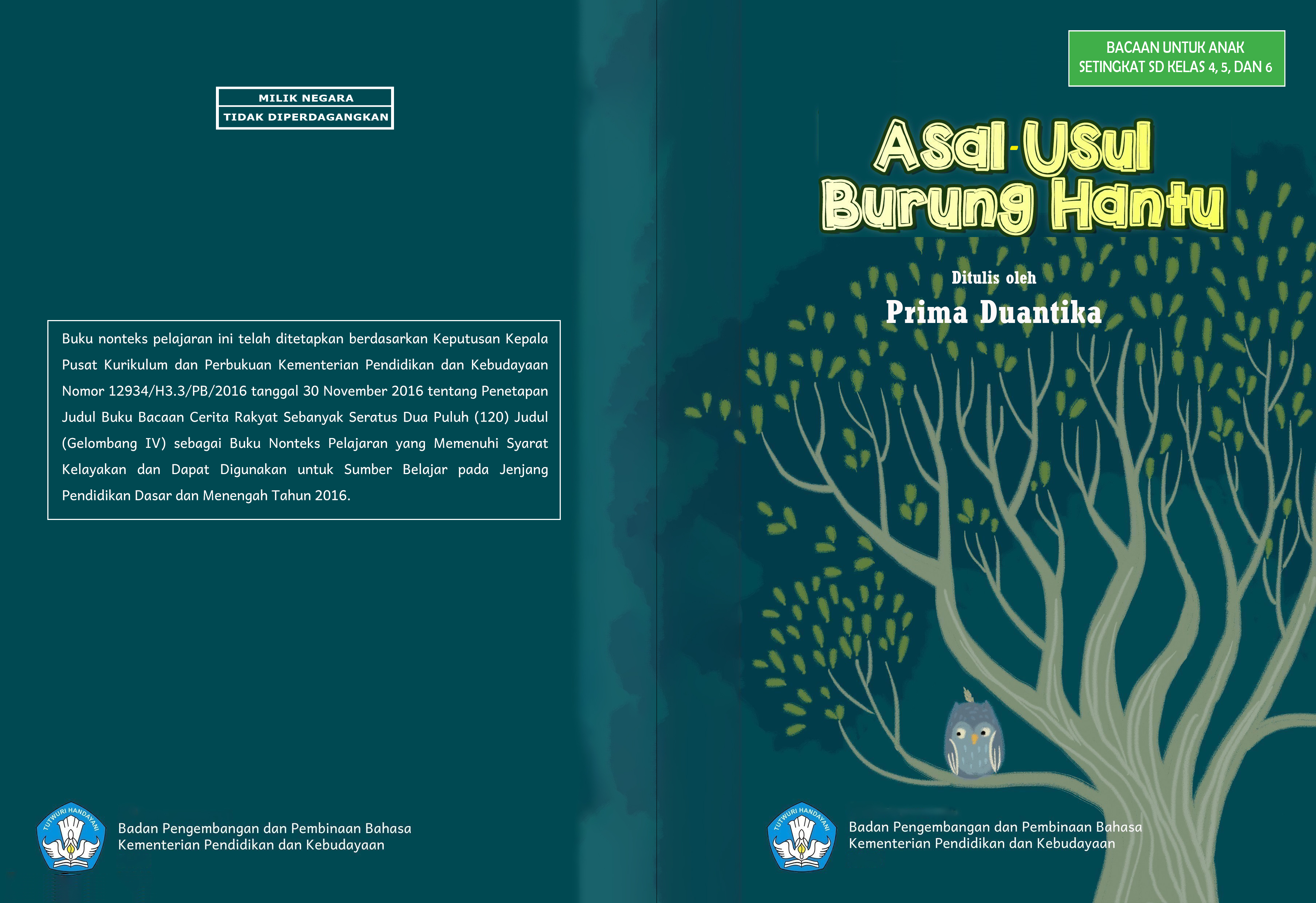 ASAL-USUL BURUNG HANTU